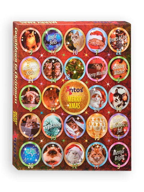 Christmas Advent Calendar 200 gr - Cats