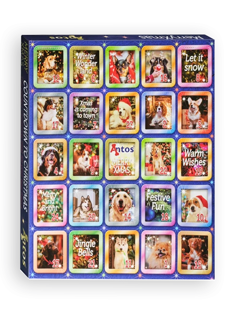 Christmas Advent Calendar 225 gr - Dogs