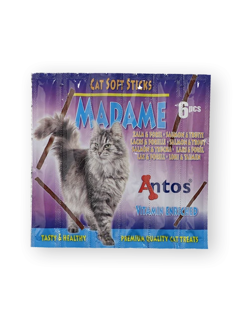 Cat Soft Sticks Madame Salmon&Trout 6 pcs