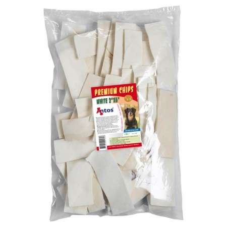 2"x6" Premium Chips White 1 kg
