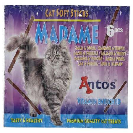 Cat Soft Sticks Madame Salmon&Trout 6 pcs